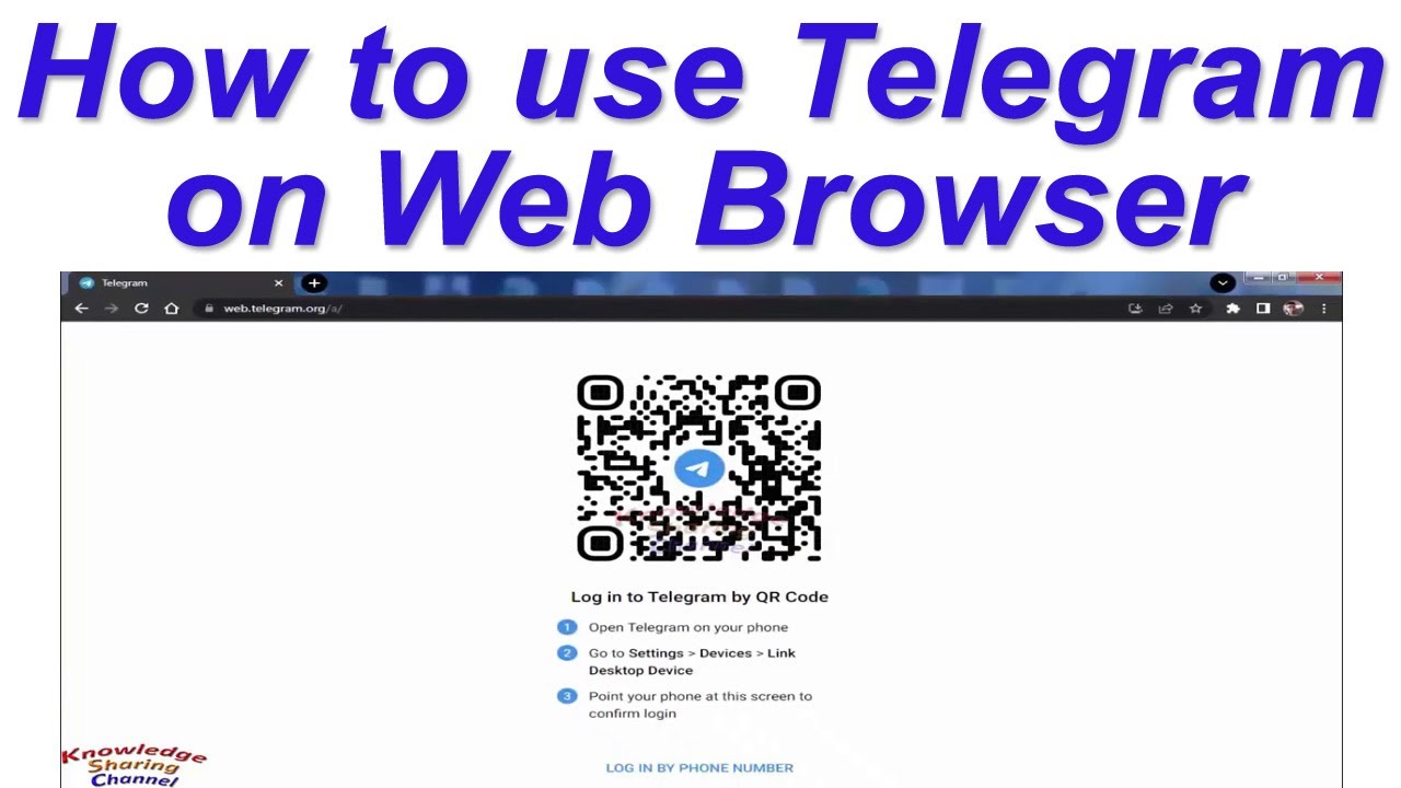 How to use Telegram on Web Browser