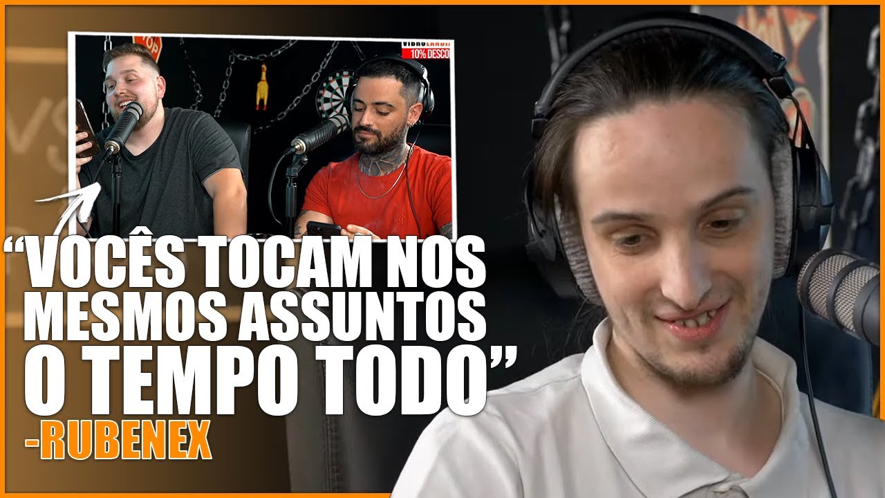 HORA DO ROAST! RUBEN EX LEVA ROAST PESADO! | CORTES PODROAST #25 - RUBEN EX