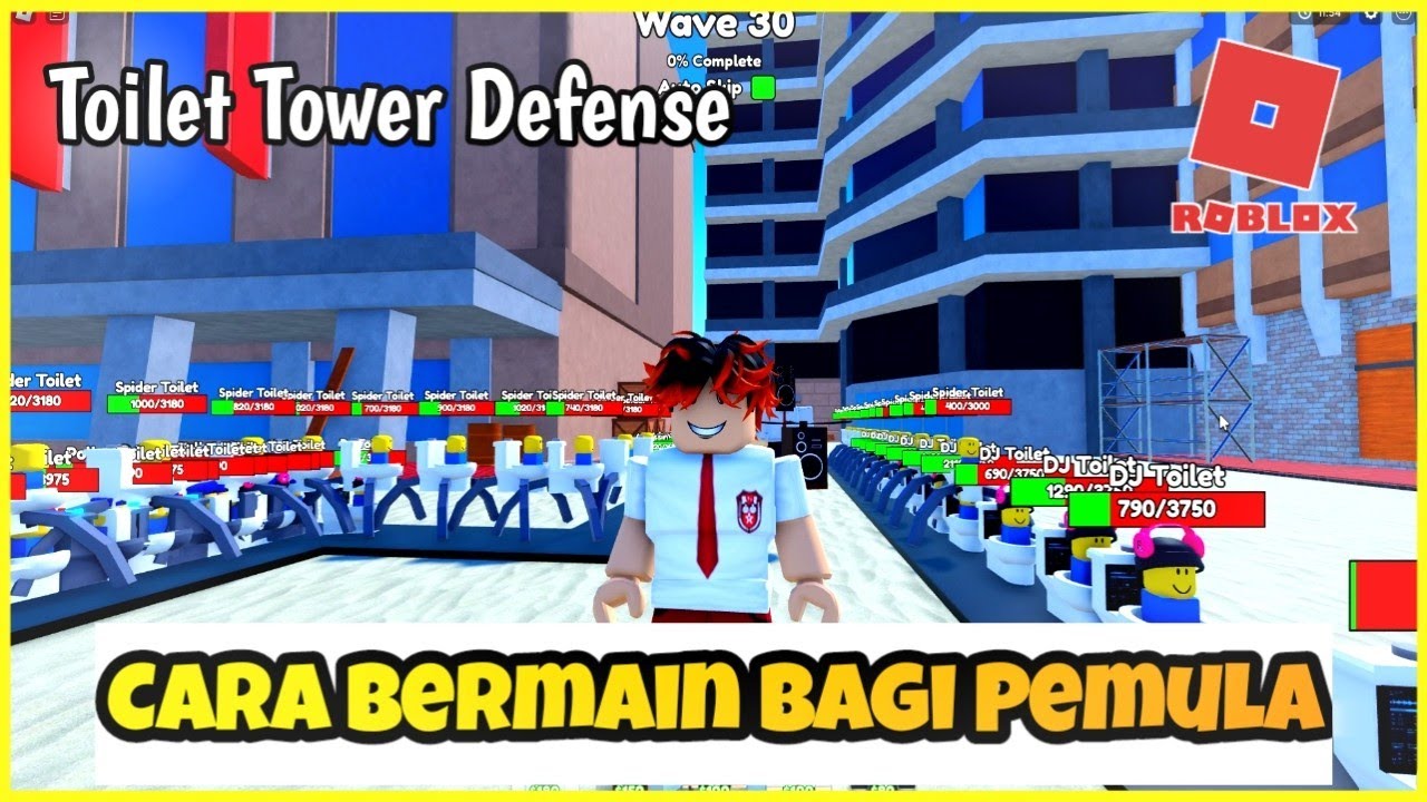 Tips & Cara Main ROBLOX Skibidi Toilet Tower Defense dari Awal