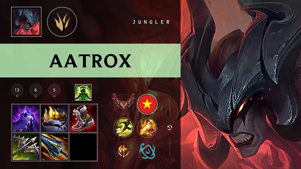 Aatrox Jungle vs Gragas - VN Grandmaster Patch 26.09