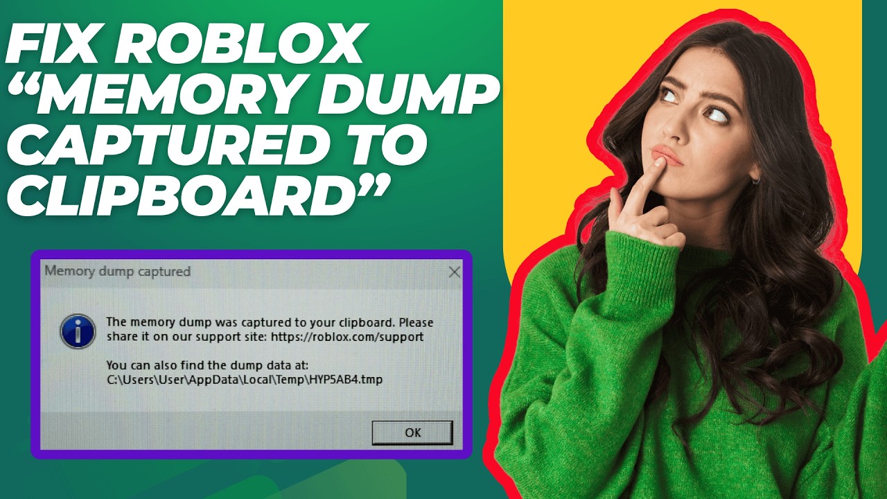 Fix Roblox “Memory Dump Captured to Clipboard” Error (Full 2026 Guide)