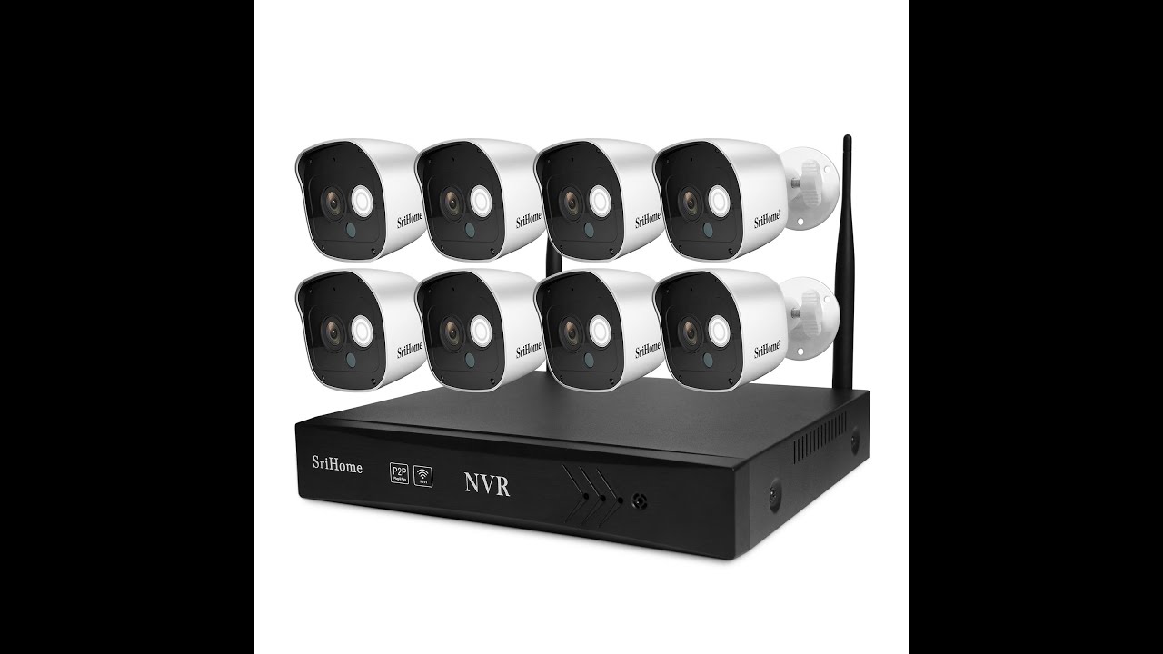 SriHome NVS002 1080P wireless nvr kit operation video
