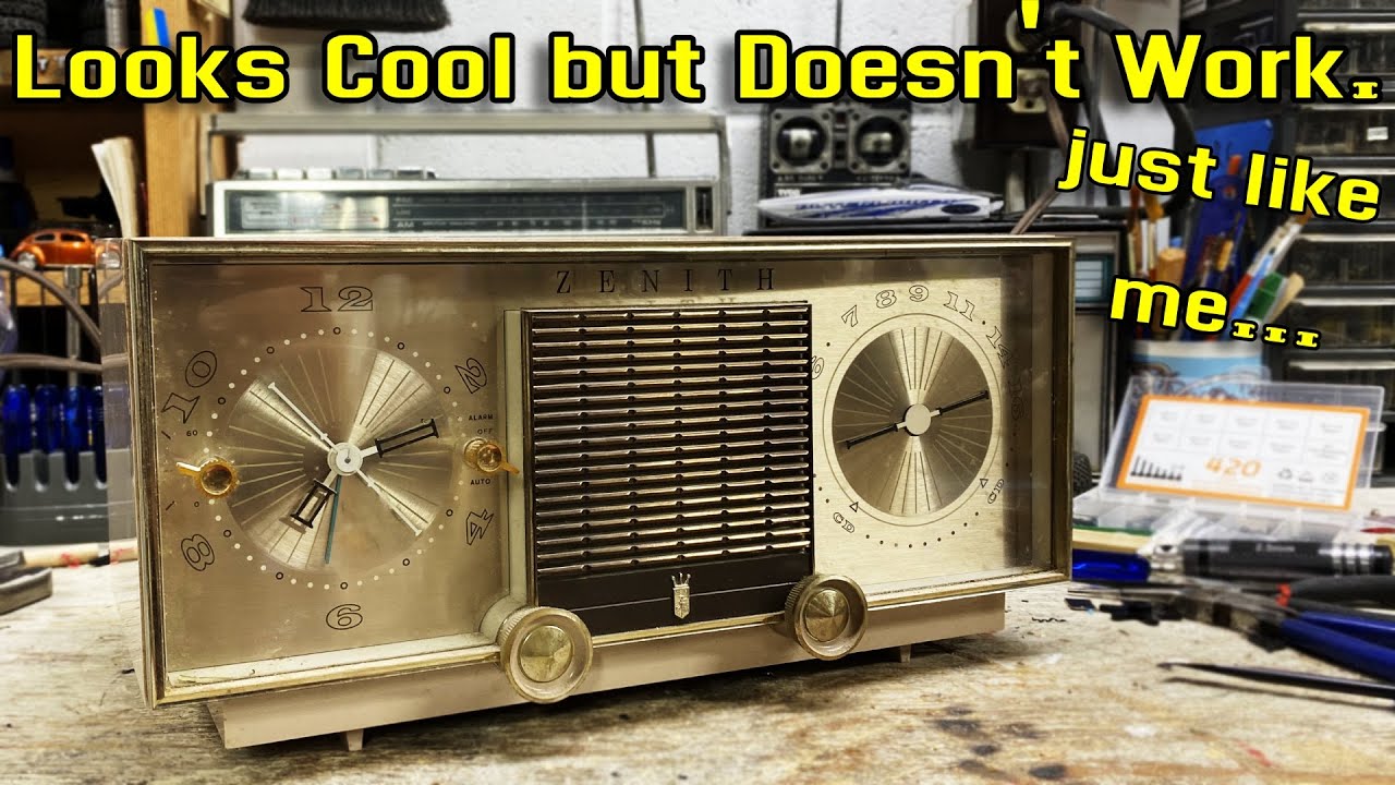 New Vintage Radio for my Collection: Zenith L516L Radio!