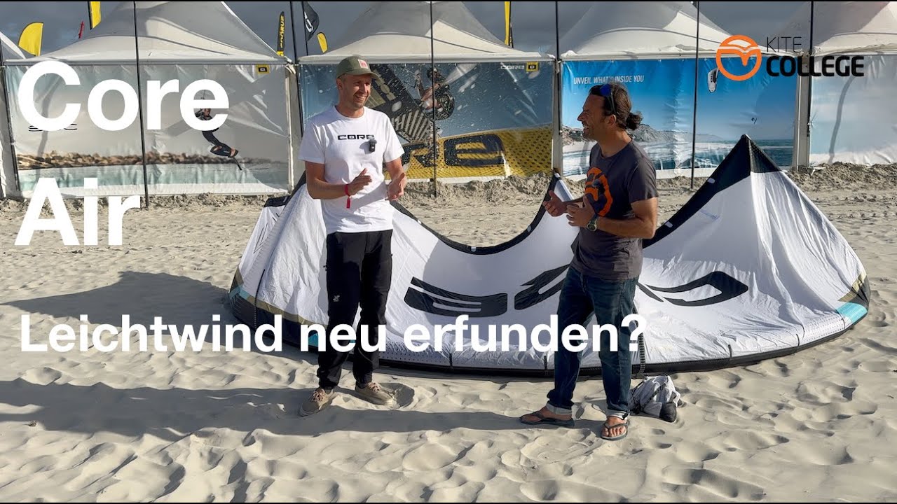Kitecollege Spaß mit großen Kites? Der neue Core Air mit Steven Akkerdijk im Kitemagazin Test