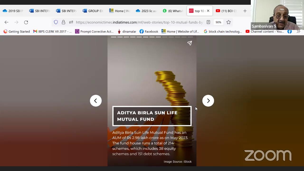 BOI CBI CREDIT OFFICER TOP 10 MUTUAL FUNDS --PLPAY RS. 610+100 TO GPAY 9003037557 WAPP