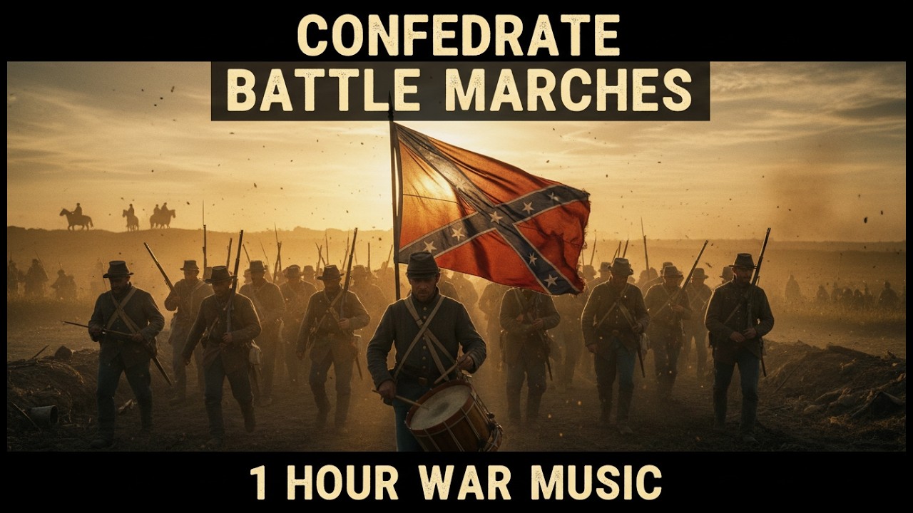 Confederate Battle Marches | 1 Hour of Southern War Music