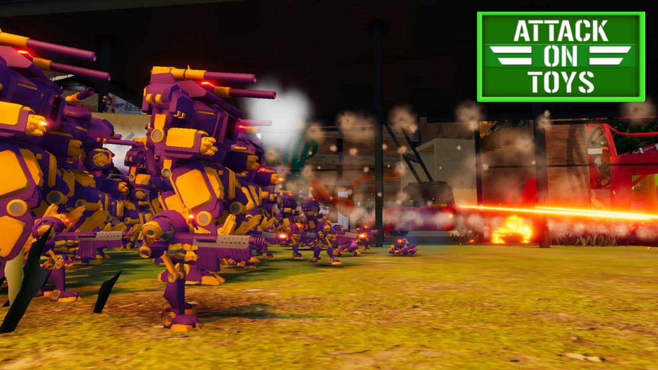 The ROBOT ARMY MARCHES - Attack on Toys - Skirmish