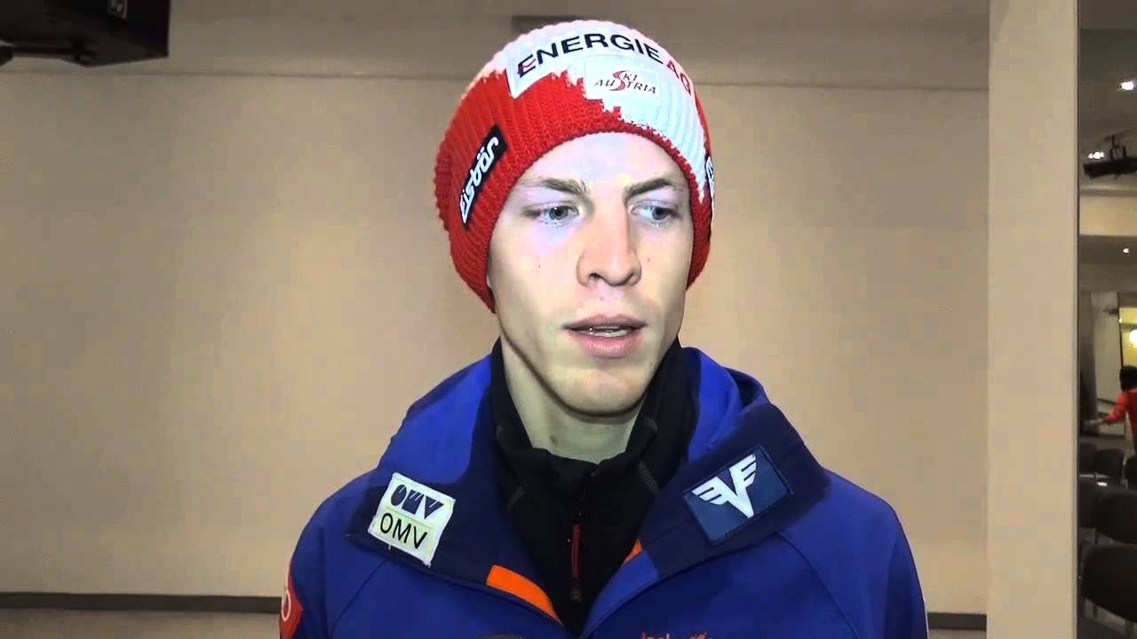 Michael Hayboeck po zwycięstwie w Bischofshofen [ Skijumping.pl ]