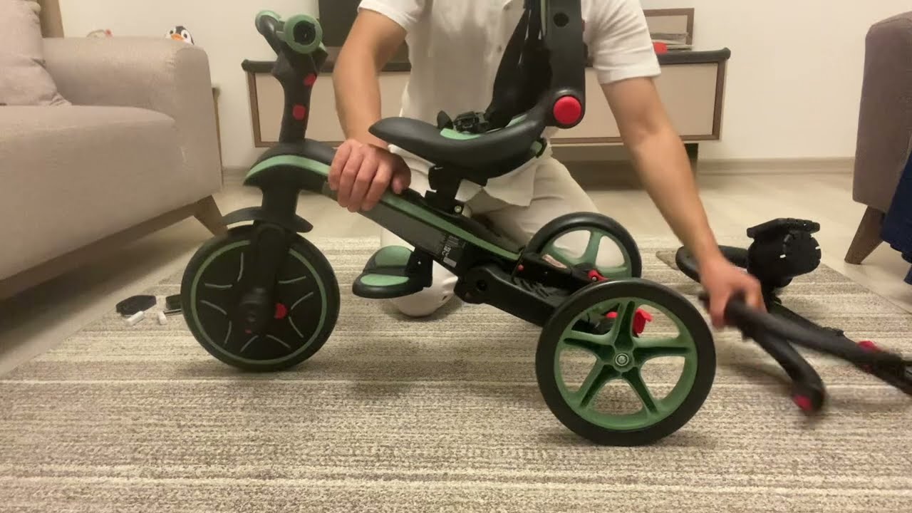 Globber 4 in 1 katlanır bisiklet kurulum takma sökme (reklam değil) 