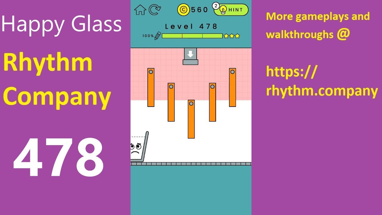 Happy Glass Walkthrough Solution Level 478