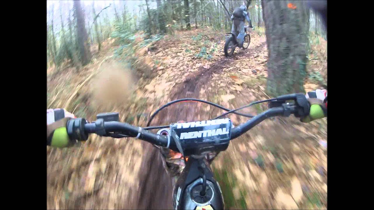 Balade en trial freestyle 290 sherco