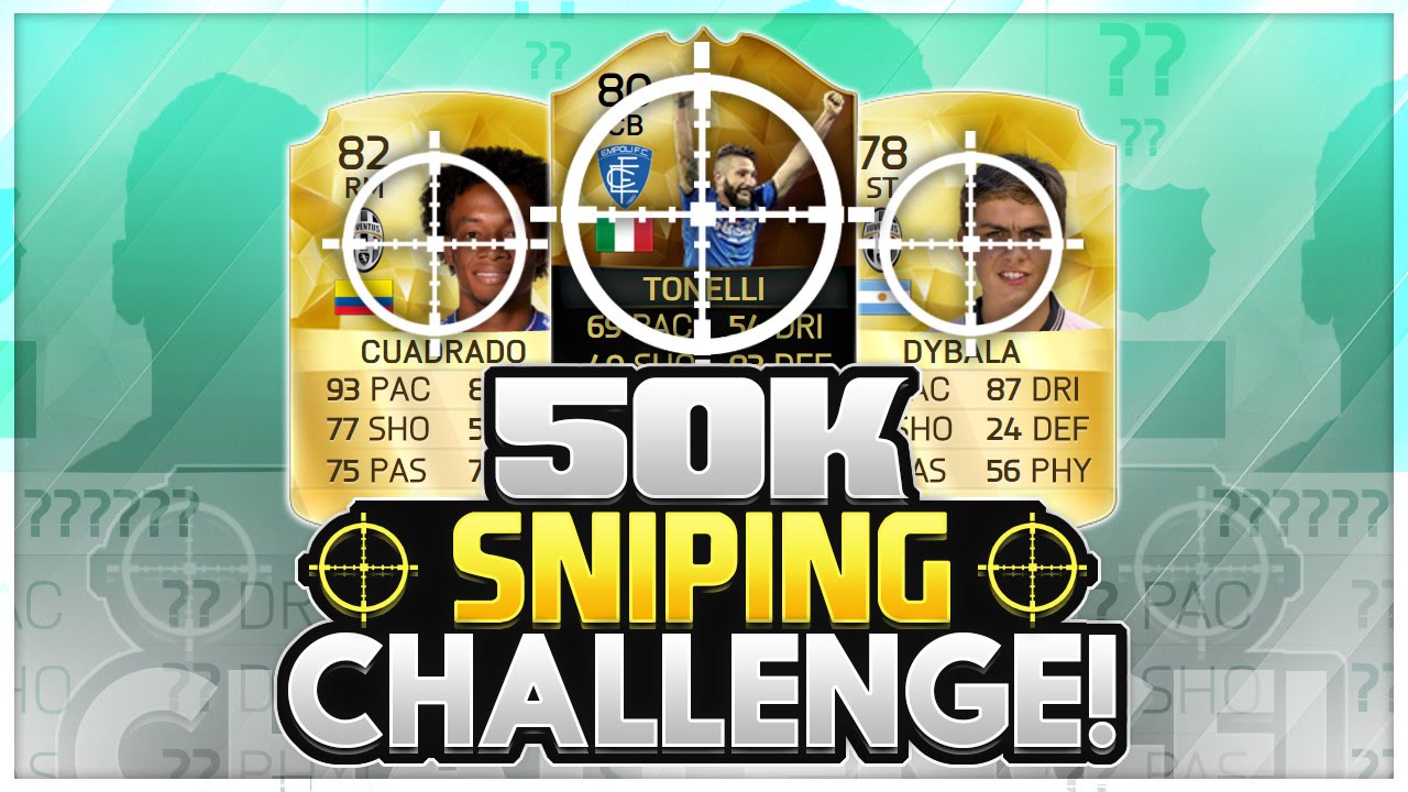FIFA 16 | 50K SNIPING CHALLENGE vs THEGAMERCAN | LIVE SNIPING WITH REACTIONS | FIFA 16 ULTIMATE TEAM
