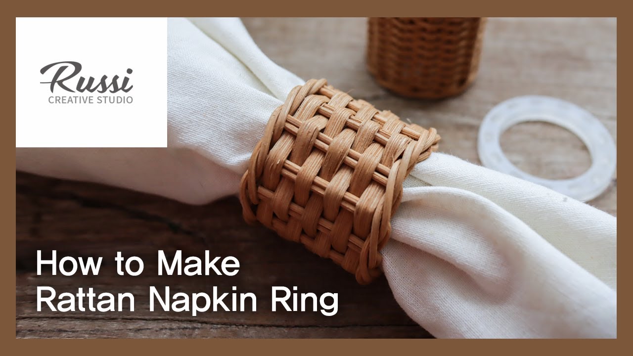 집들이 테이블 데코,케이터링 라탄 냅킨링 만들기[라탄공예] 스튜디오러시 온라인클래스66:Rattan Craft : Make rattan napkin ring, guide,테이블웨어