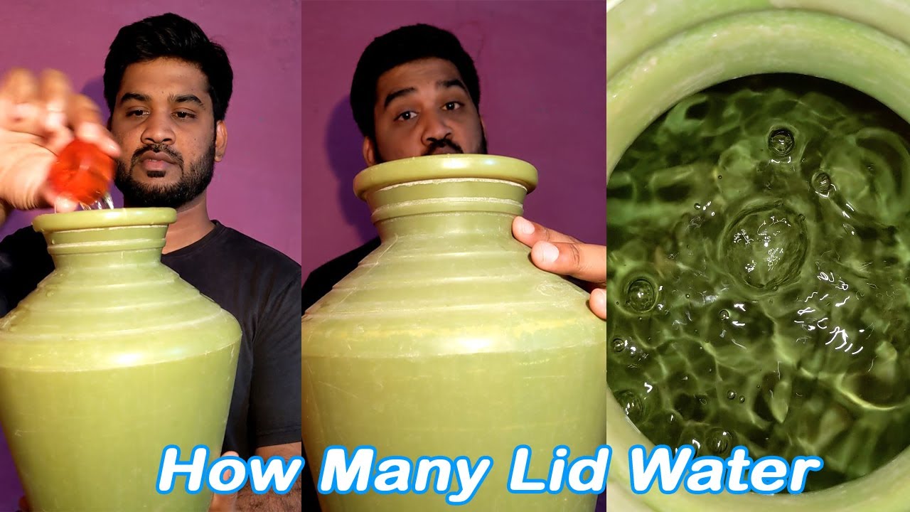 Plastic Kudam how many lid water | Aaronsimson
