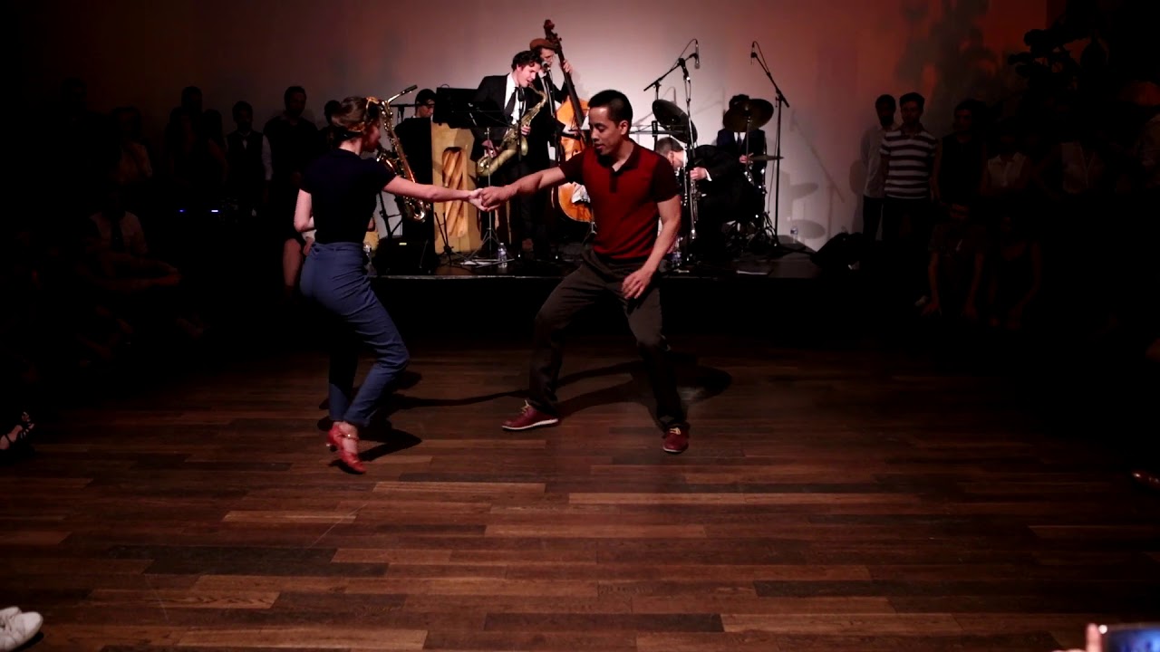 Impro Blues Elise & Rija - Démo des profs Brotherswing