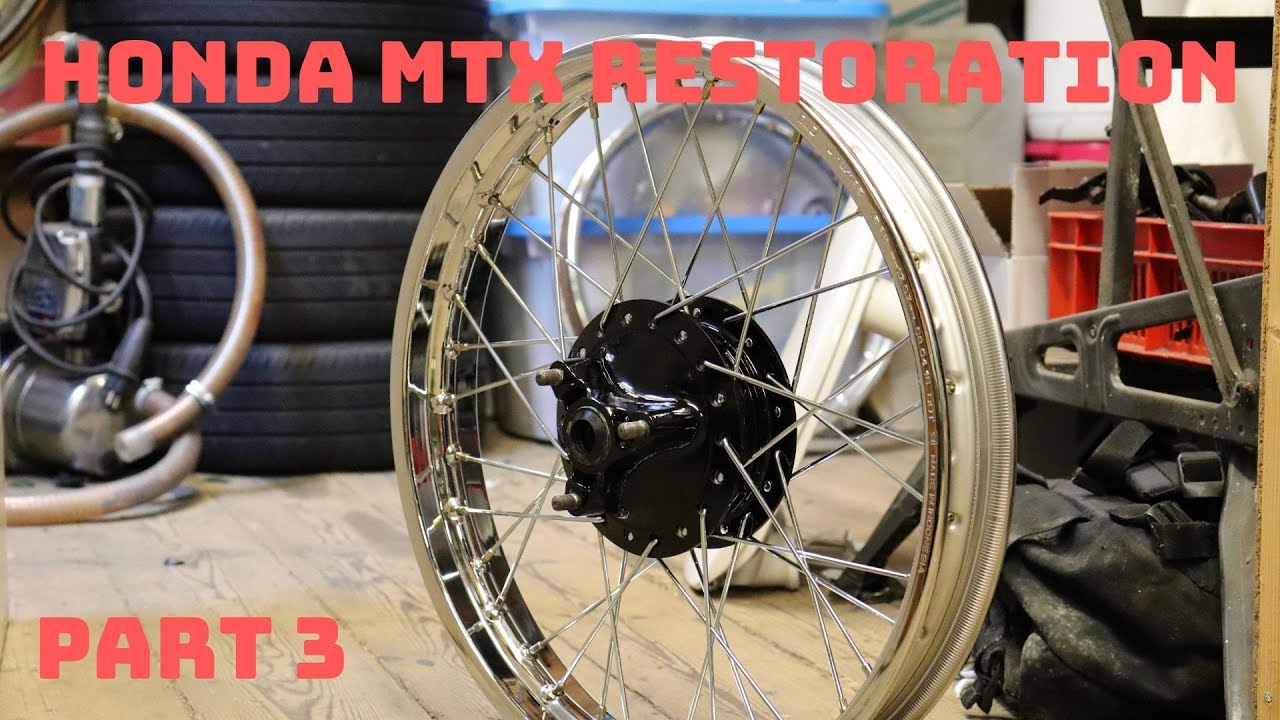 Honda MTX Restoration [PART 3] - Frame, Fork and Wheels!