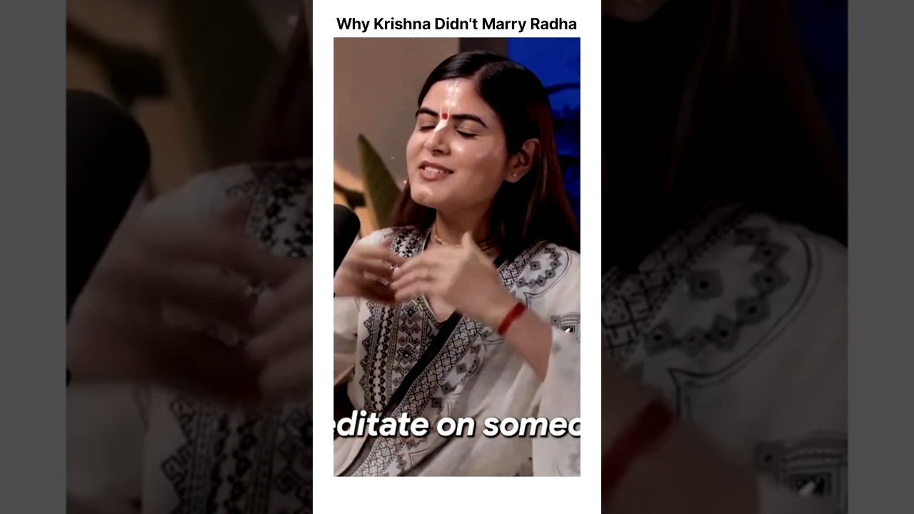 Why Krishna Ji Didn't Marry To Radha Ji #radha  #krishna #radhakrishna #shrikrishna #marriage #dharm