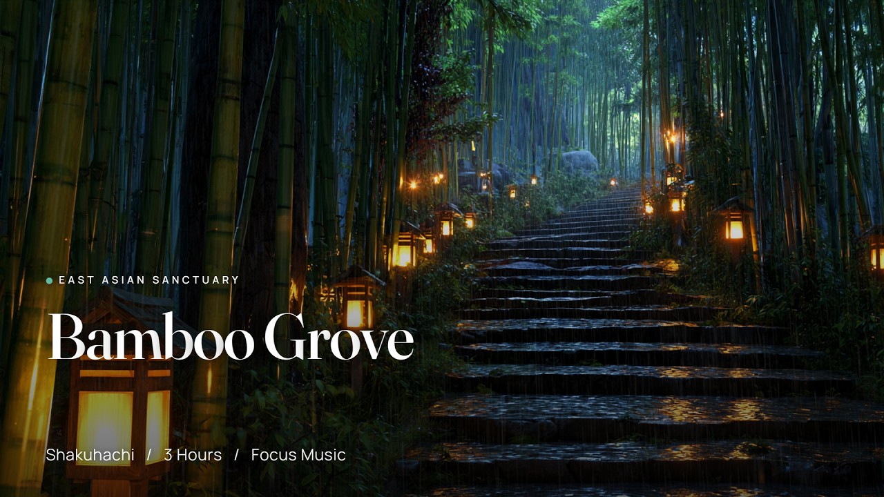 Bamboo Grove Shakuhachi - ADHD Focus Flow | 71 BPM | 3 Hours
