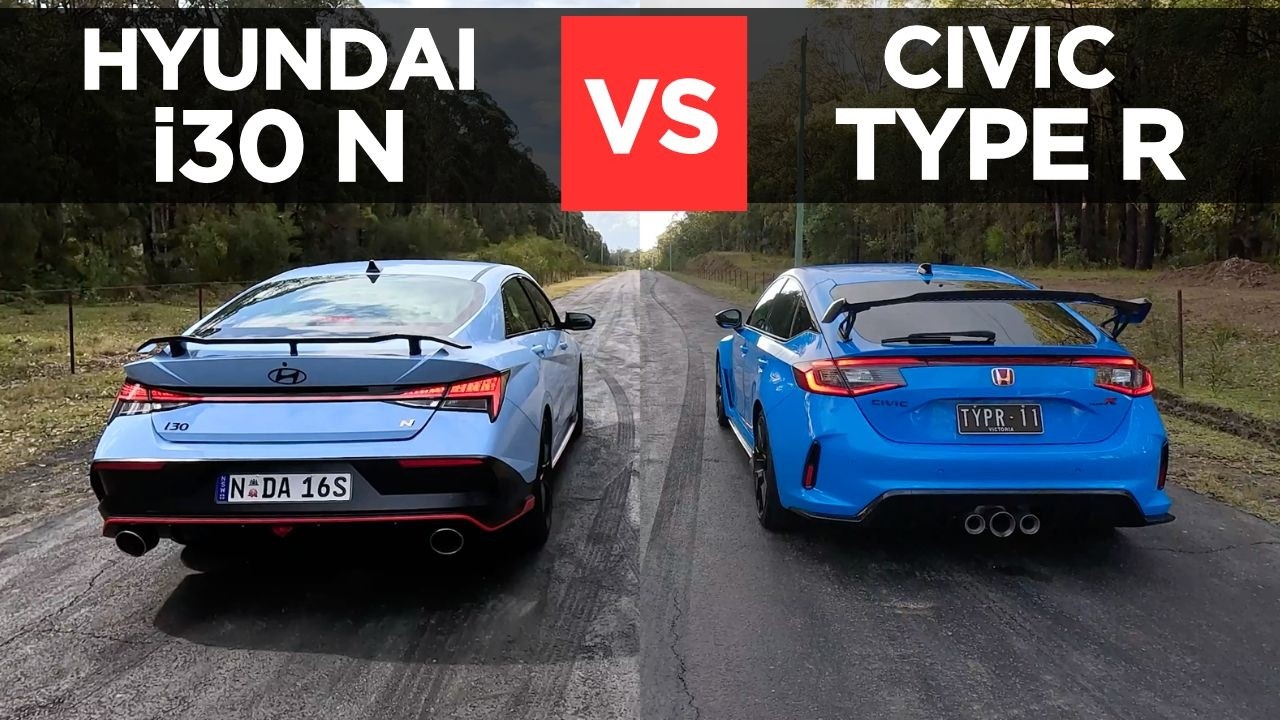 Drag race: 2026 Honda Civic Type R vs Hyundai i30 Sedan N (Elantra) &ndash; 0-100 & comparison