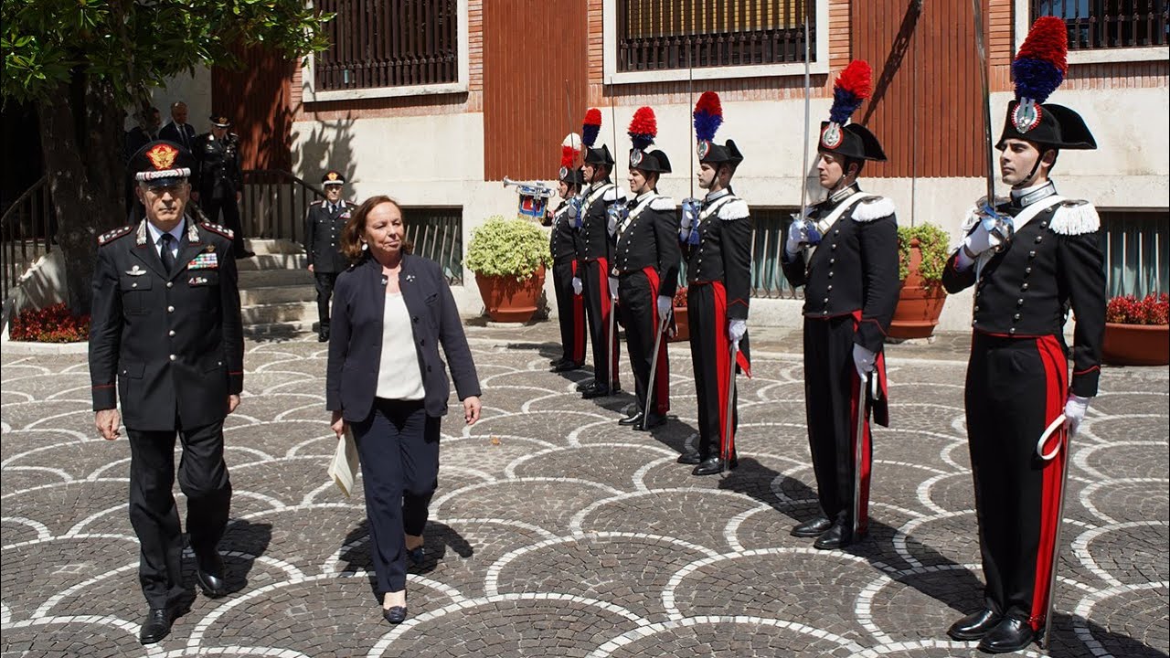 Il ministro Lamorgese in visita al Comando generale dei Carabinieri