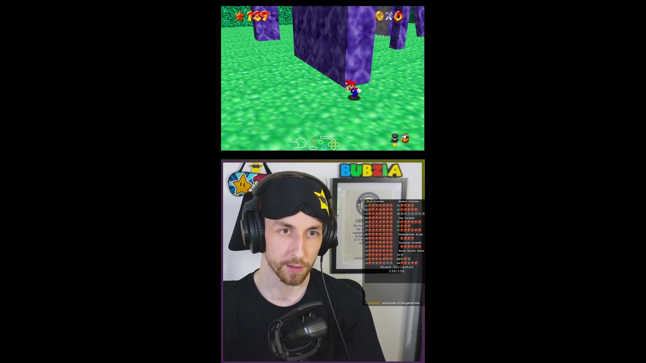 BLINDFOLDED SM64 Speedruns and more! | VERTICAL STREAM #shorts
