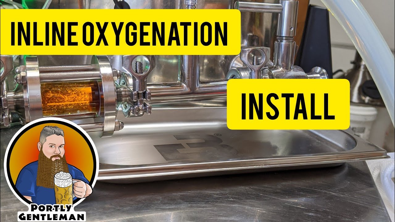 Install the Brewtools B40 B80 Brewing System inline oxygenation kit