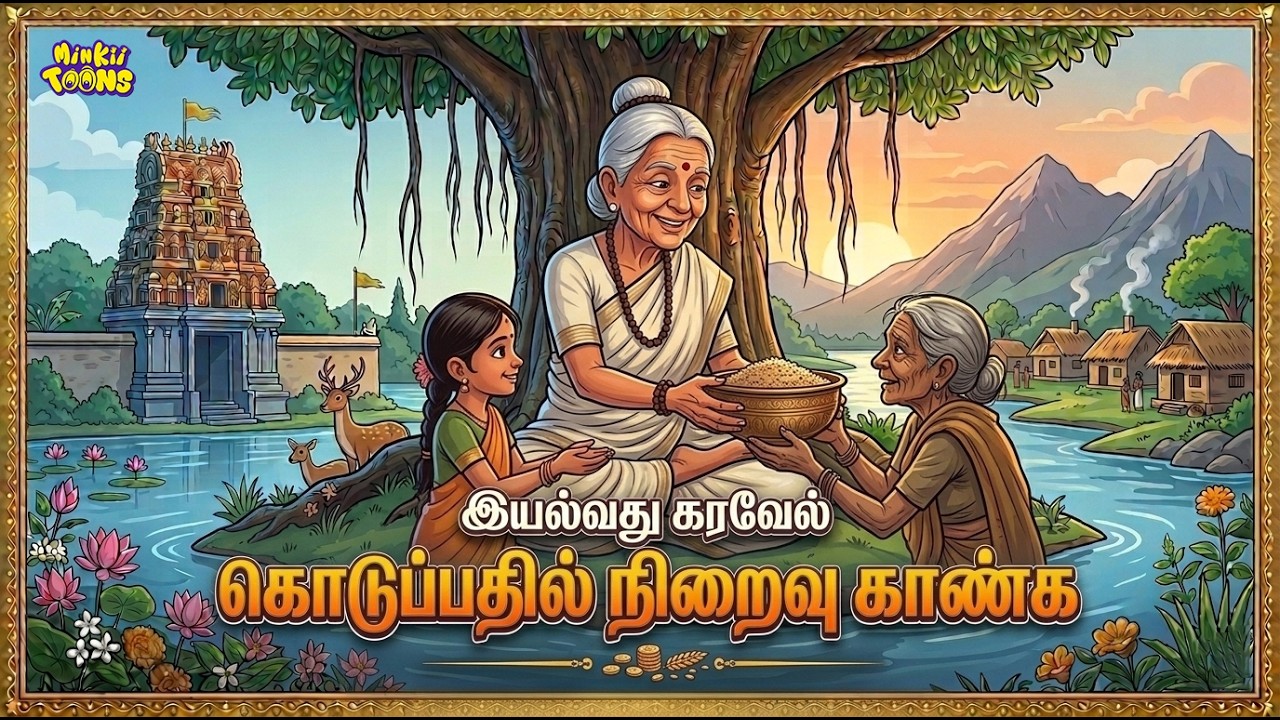 இயல்வது கரவேல் | Eyalvathu Karavel | Aathichudi | Moral Stories For Kids | | Minkii Toons