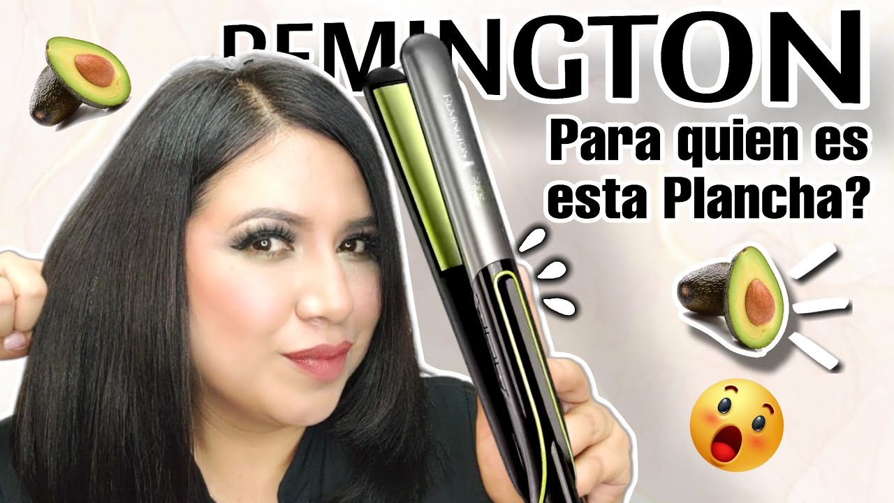 Plancha Remington Shine Therapy Aguacate con Macadamia S12A La ponemos a prueba | Kary Alonso