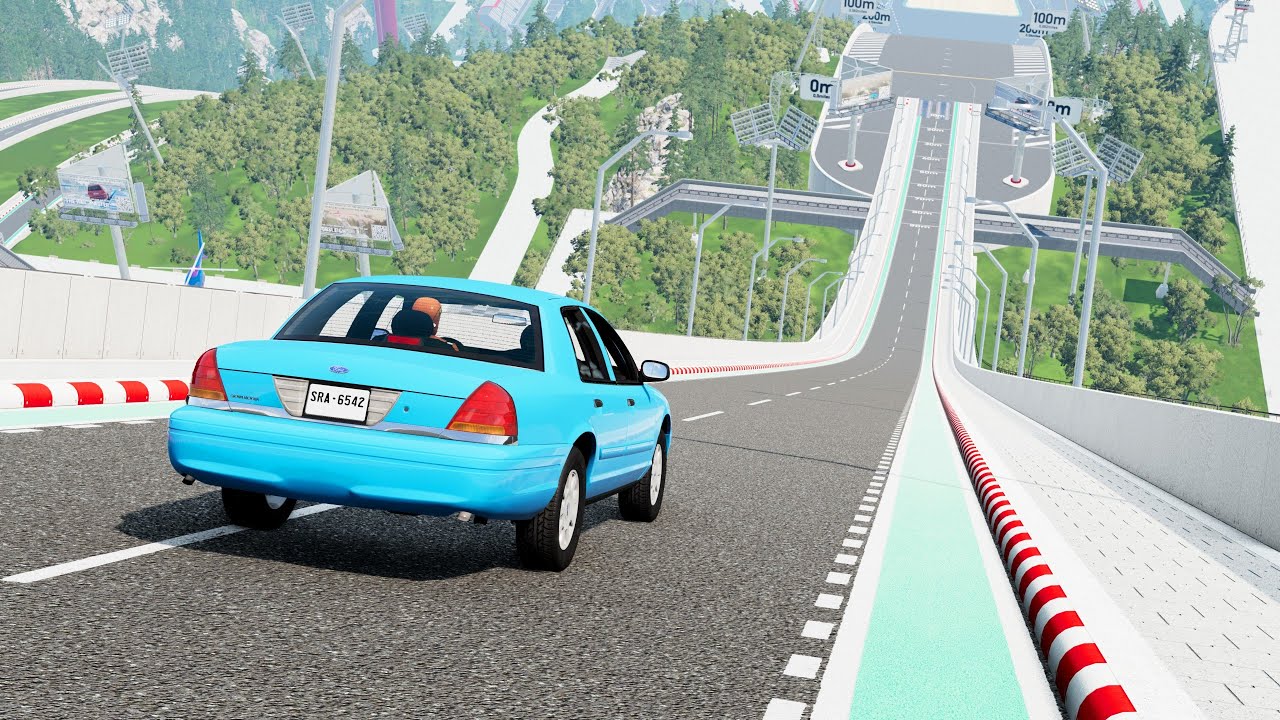 محاكي الحوادث | تحدي القفز 😱🚗BeamNG drive