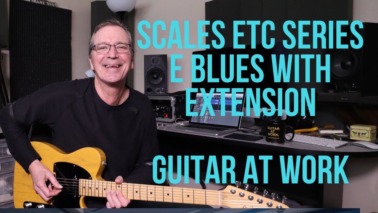 E Blues Scale With Extension