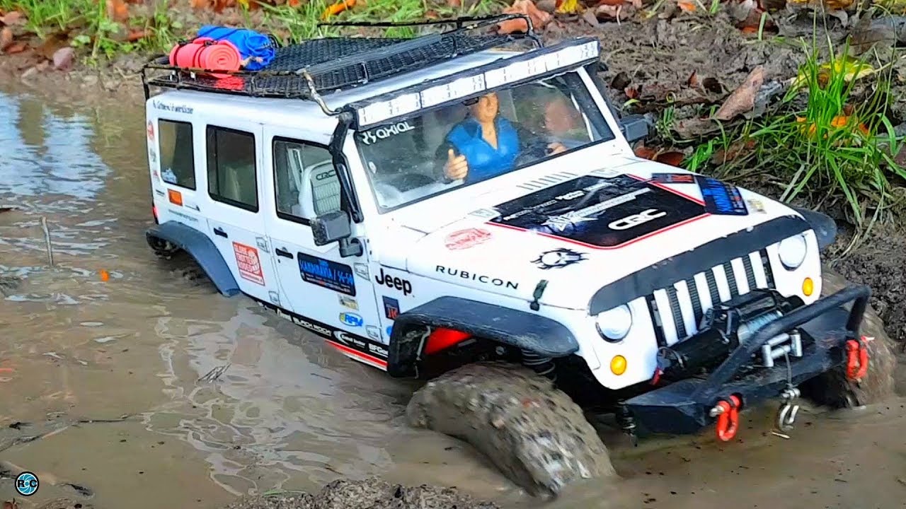 RC CARS 4x4 MUDDING & WINCH RESCUE ACTION 🍂 RC Crawler & Scaler Osnabrück