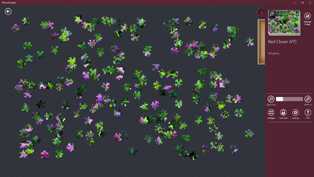 Jigsaw Puzzle ǀ Collection: State Flowers USA 3 ǀ Red Clover (VT)