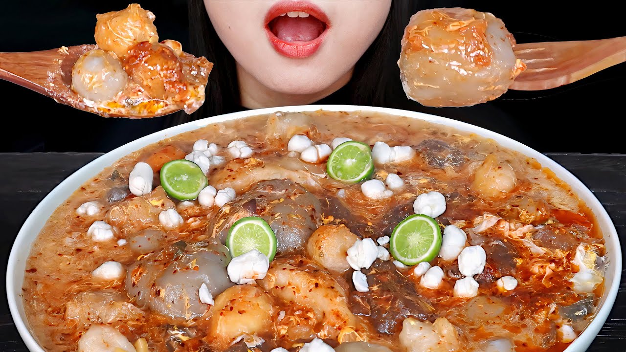 ASMR BASO ACI TULANG RANGU KUAH PEDAS 🔥 BAKSO ACI ISI DAGING, TULANG RANGU, CUANKI, SIOMAY, CIKUR 🔥