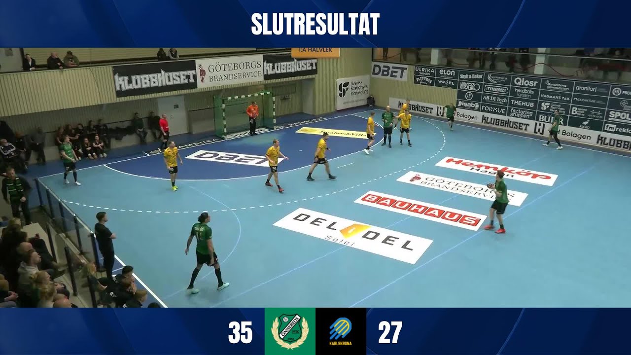 &Ouml;nnereds HK vs. HF Karlskrona - Game Highlights