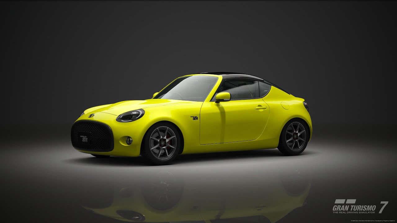 GT7 - Tokyo South Counter-clockwise lap guide in Toyota S-FR 2015, with SETTINGS