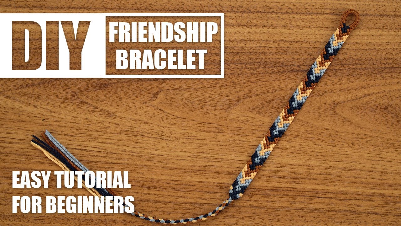Chevron Diamonds Colors Macrame Friendship Bracelets | Easy Tutorial for Beginner