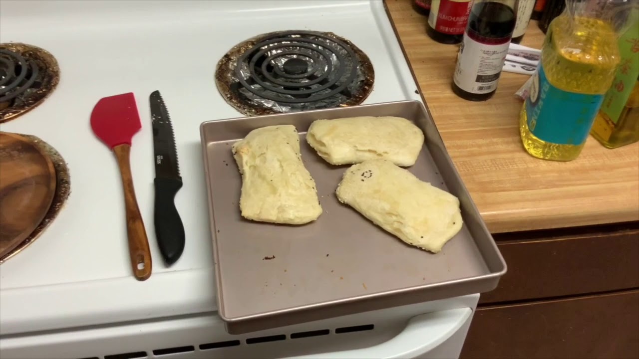 #99RanchHomeChef  燒餅夾蛋 Clay oven rolls (Shaobing) with eggs