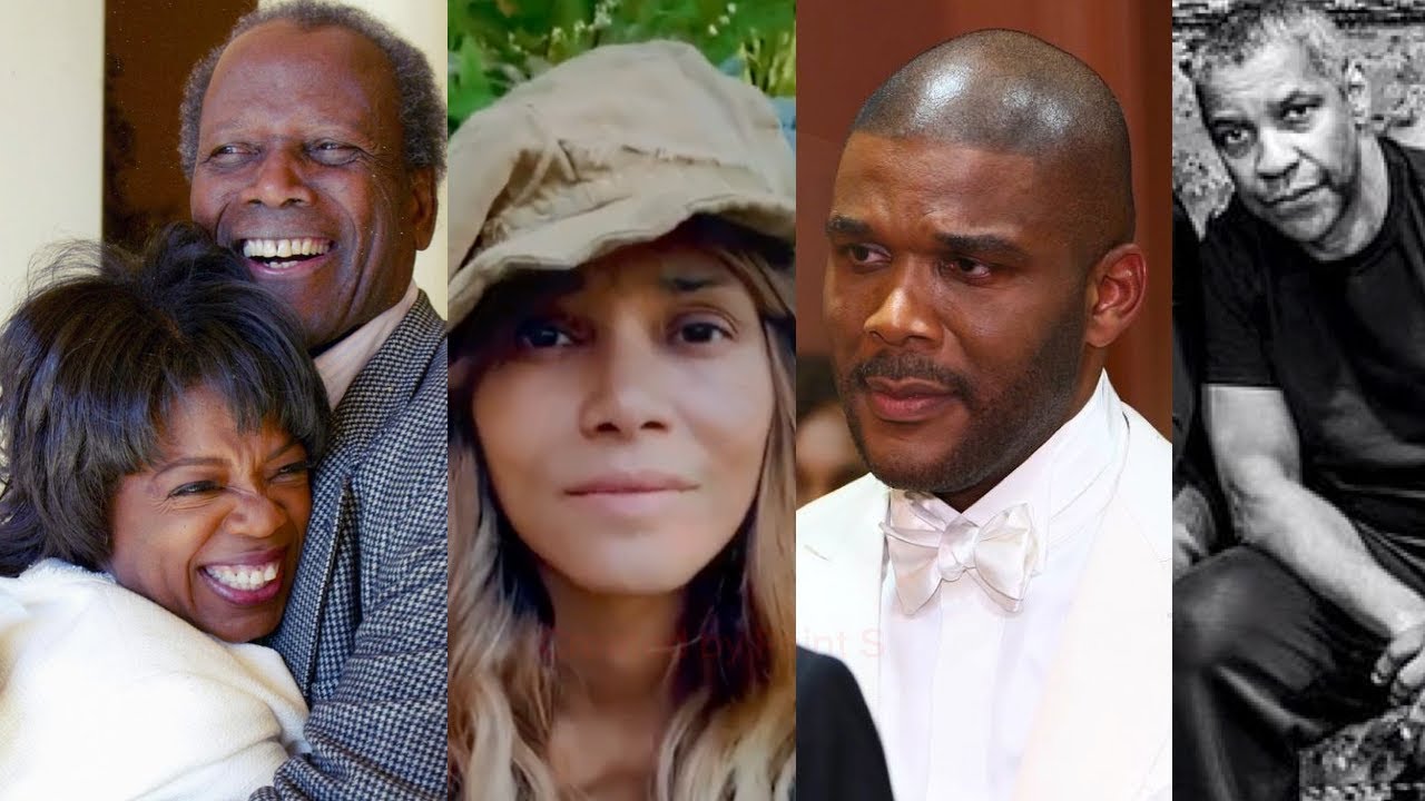 Denzel, Oprah, Halle Grieve Sidney Poitier