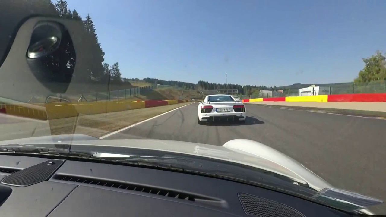 Porsche 997 Turbo vs GTR vs R8 V10 - Ça a failli mal finir ! SPA