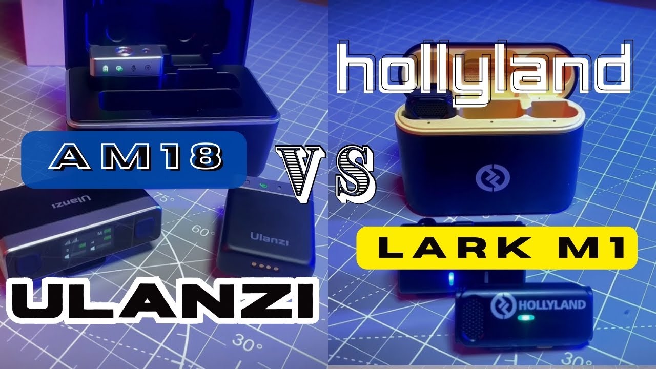 Ulanzi AM18 vs Hollyland Lark M1 - Budget Wireless Mic Showdown!!!