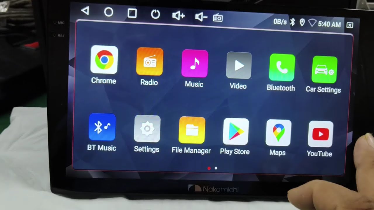 #nakamichi   #5240#ndroid   without side button  # new model #settings
