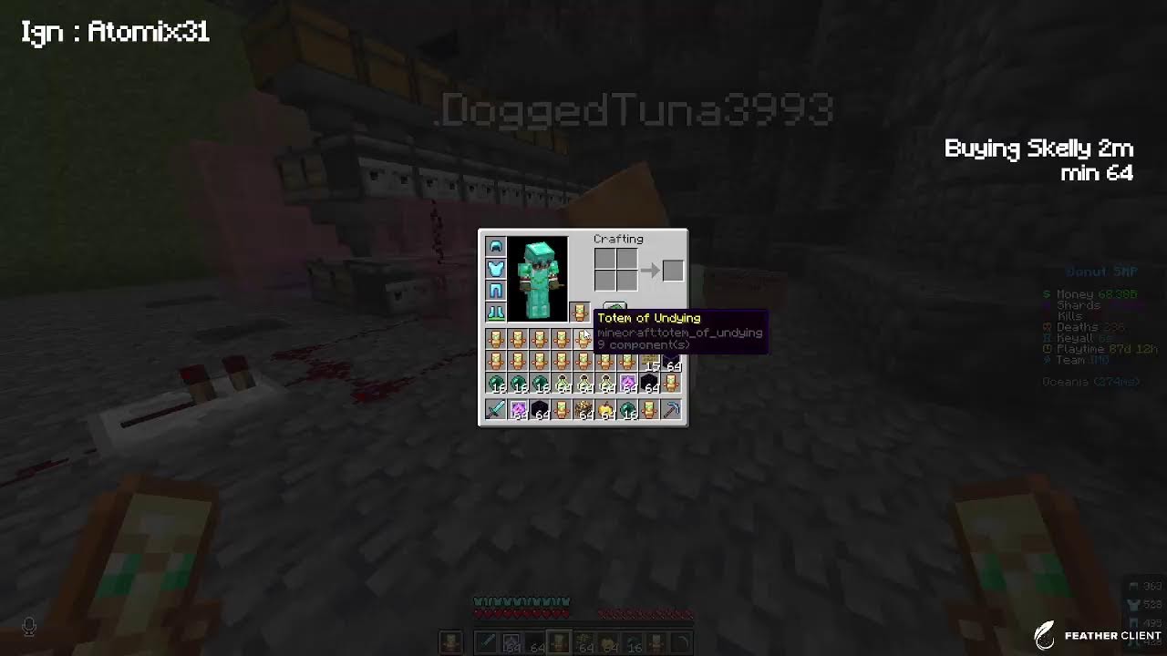 DonutSMP Live | Rating Bases 2m each | Buying skellies 2m