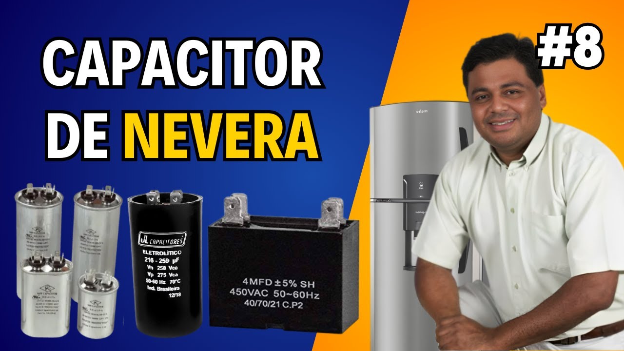 Capacitor de ARRANQUE o MARCHA ¿Cómo PROBARLO y CAMBIARLO? Capacitor de REFRIGERADOR o NEVERA