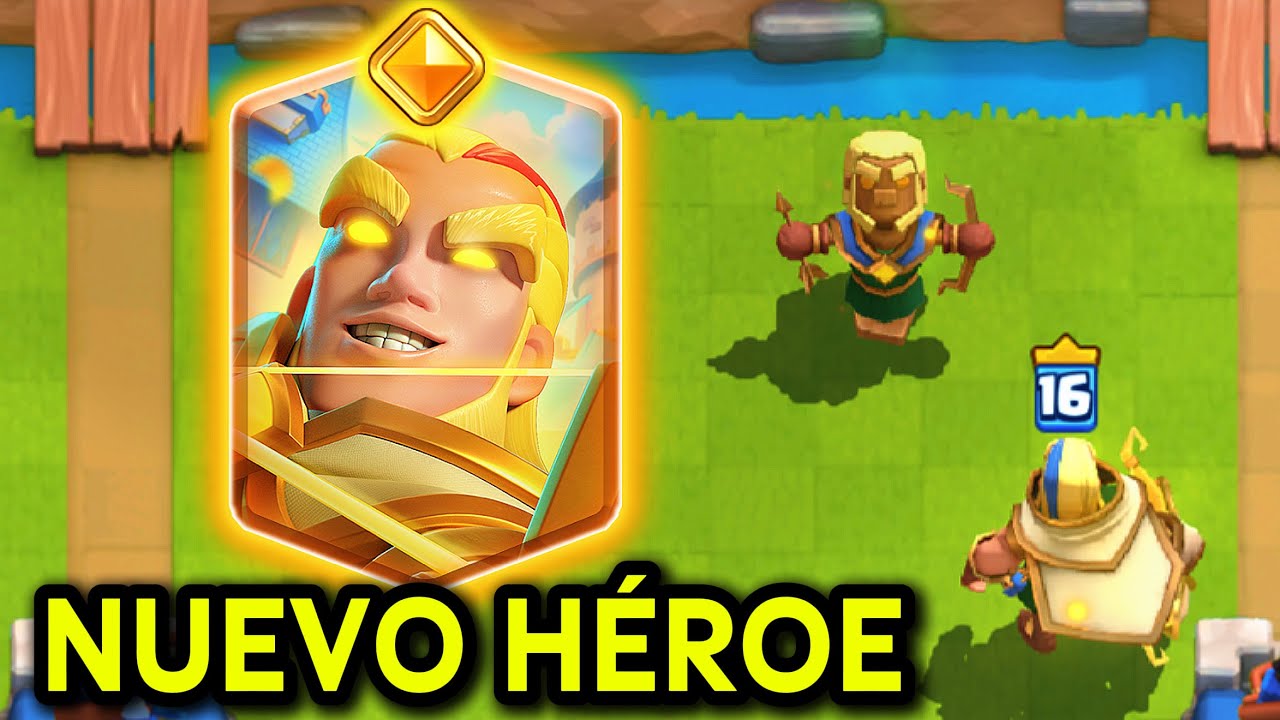 LLEGA EL NUEVO ARQUERO MAGICO HÉROE 🦸 clash royale 