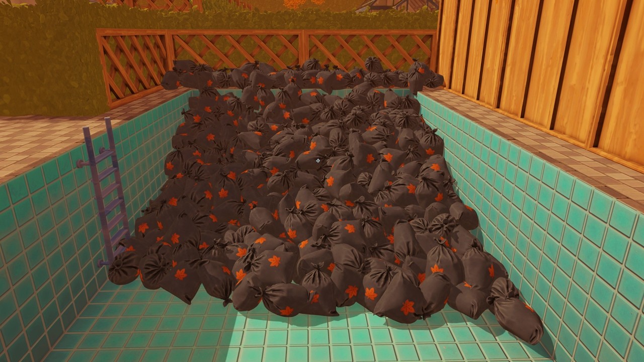 i was forced to pick up 100,000 leaves