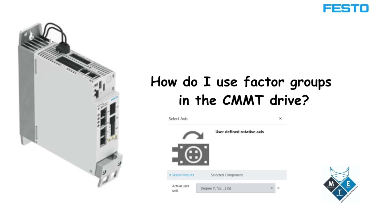 CMMT ‘How to series’ – What are and how to use factor groups in the CMMT drive