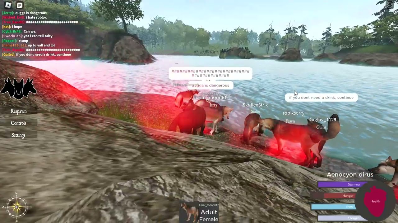 |Cenozoic Survival Roblox| Dire Wolf Pack! Part 2
