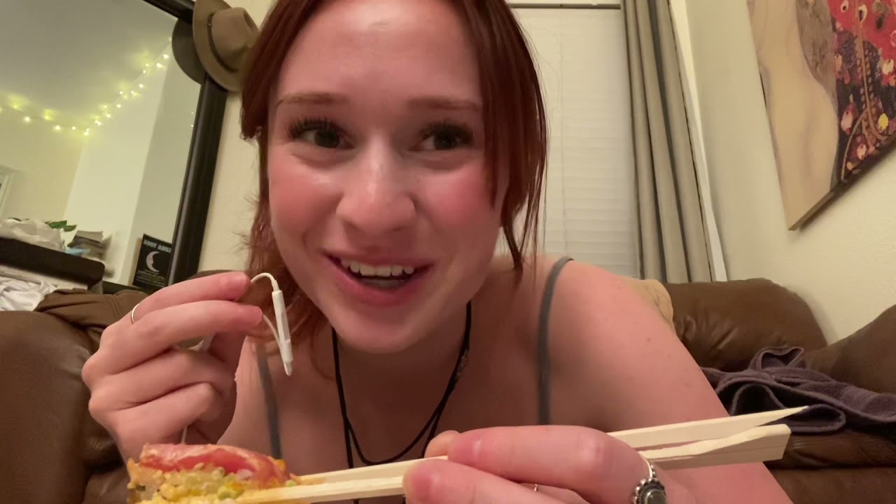 ASMR- SUSHI MUKBANG - eating sushi