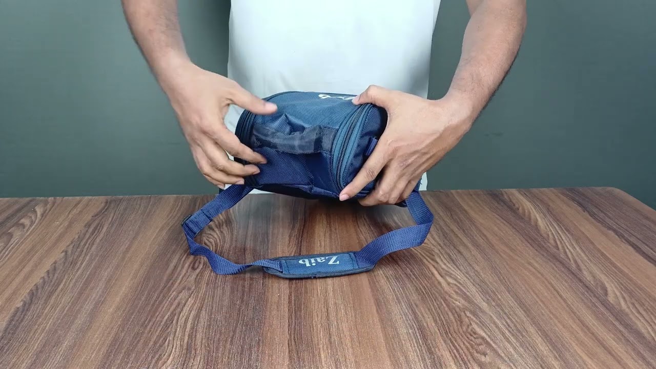 Zaib Insulated Lunch Bag | 1680 Polyester Fabric | Office Lunch Solution