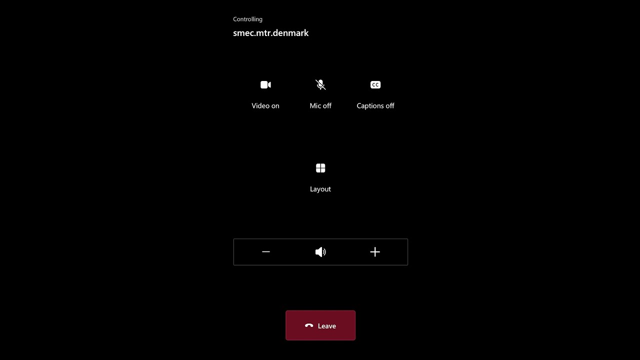 Room Remote for Microsoft Teams Rooms
